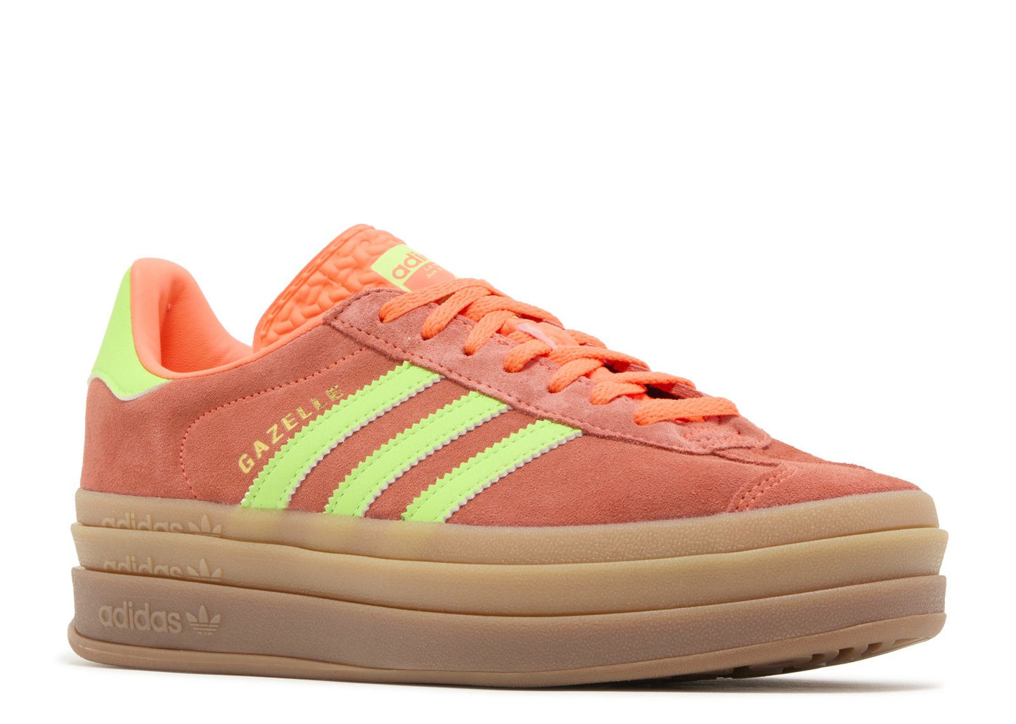 Adidas Gazelle Bold Solar Orange Solar Green