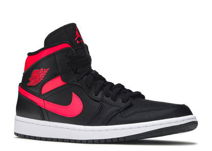 Air Jordan 1 Mid Black Siren Red