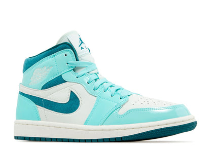 Air Jordan 1 Mid Bleached Turquoise