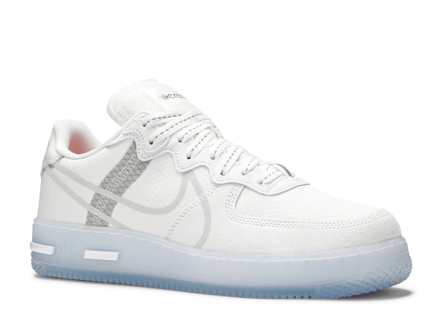 Air Force 1 React White Ice Light Bone