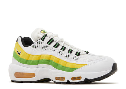 Air Max 95 Essential White Green Apple Tour Yellow