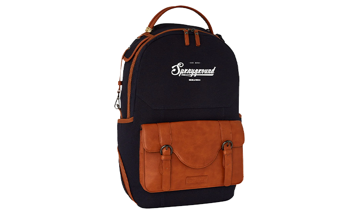 SPRAYGROUND WHISKEY THRONE BLUES DLXS CANVAS CARGO DLX BACKPACK