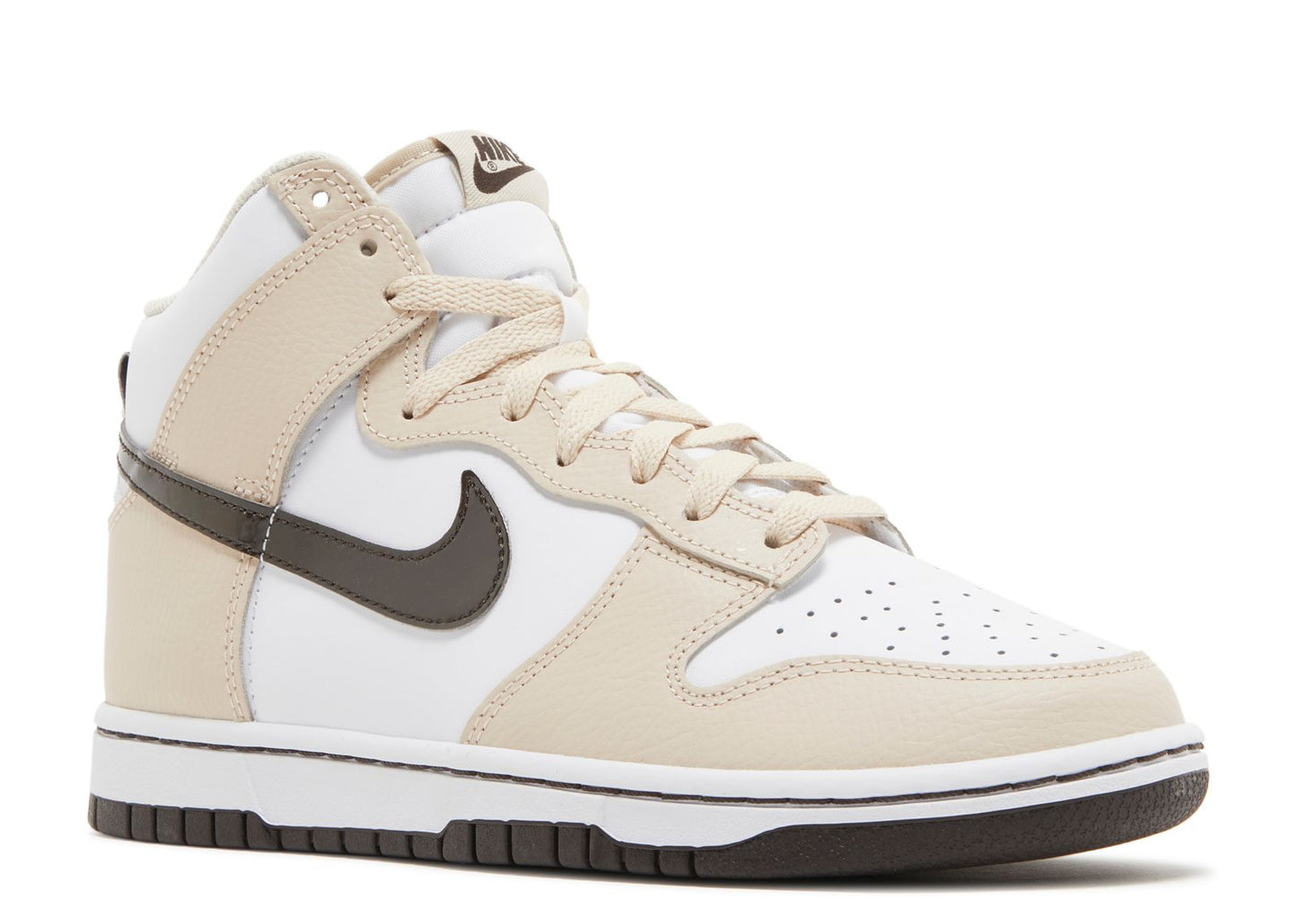 Nike Dunk High White Sanddrift Brown