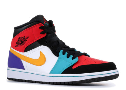 Air Jordan 1 Mid Bred Multi-Color