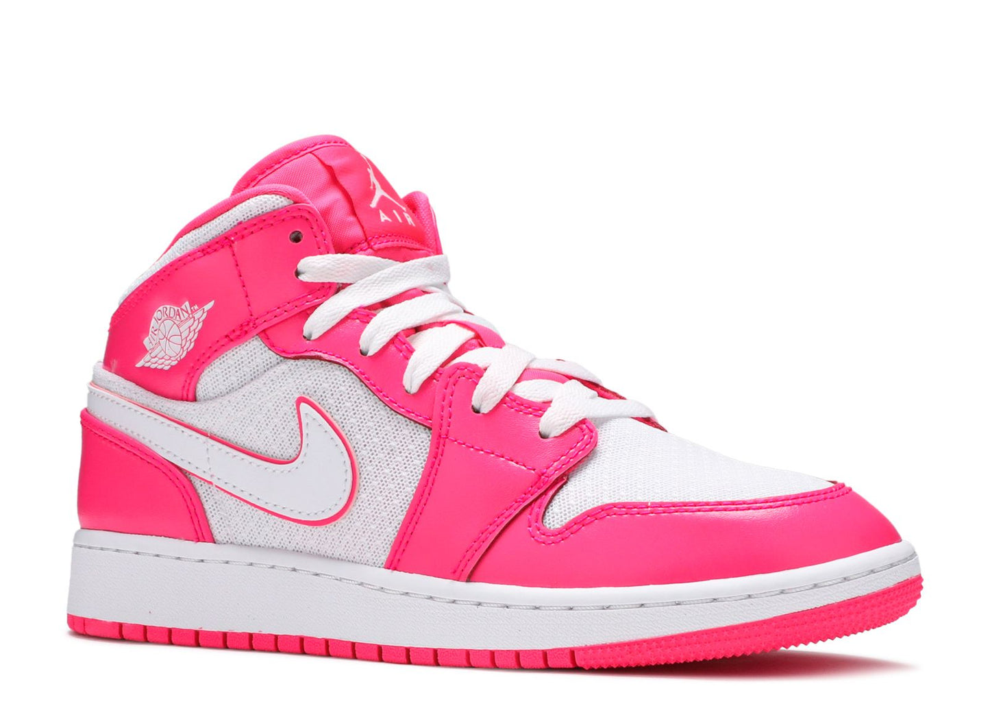 Air Jordan 1 Mid Hyper Pink White