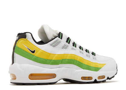 Air Max 95 Essential White Green Apple Tour Yellow