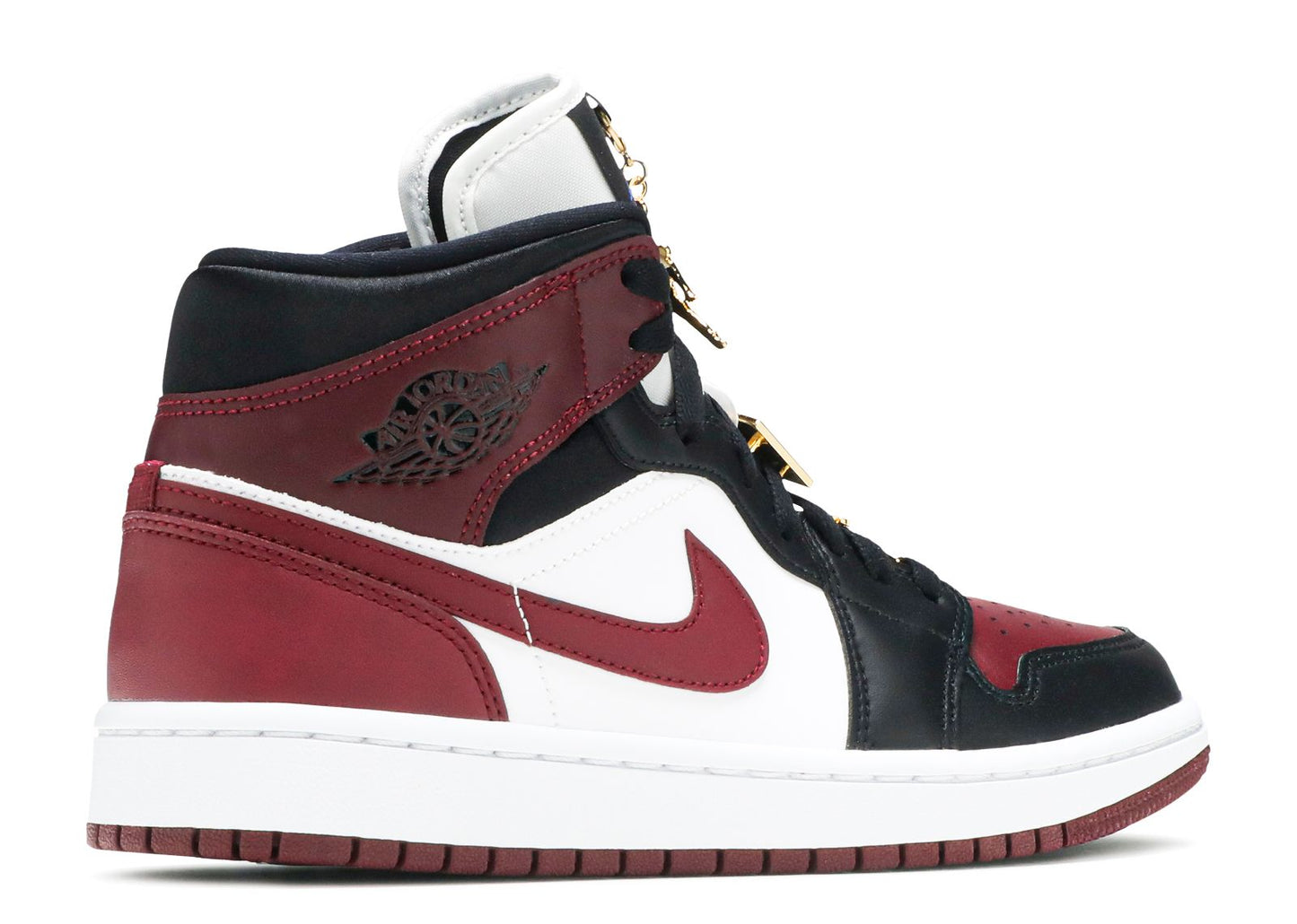 Air Jordan 1 Mid Gold Pendants Beetroot