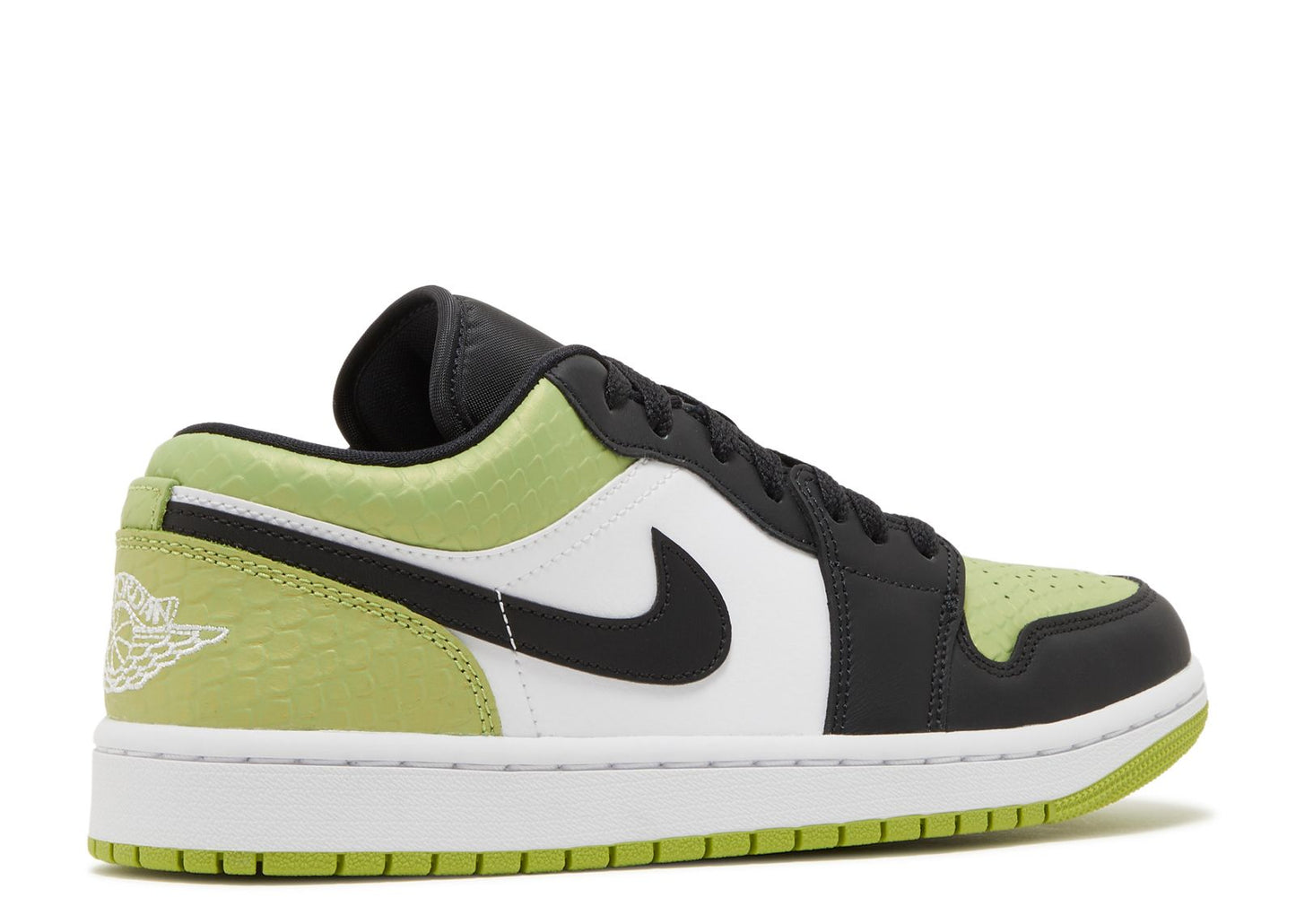 Air Jordan 1 Low Vivid Green Snakeskin