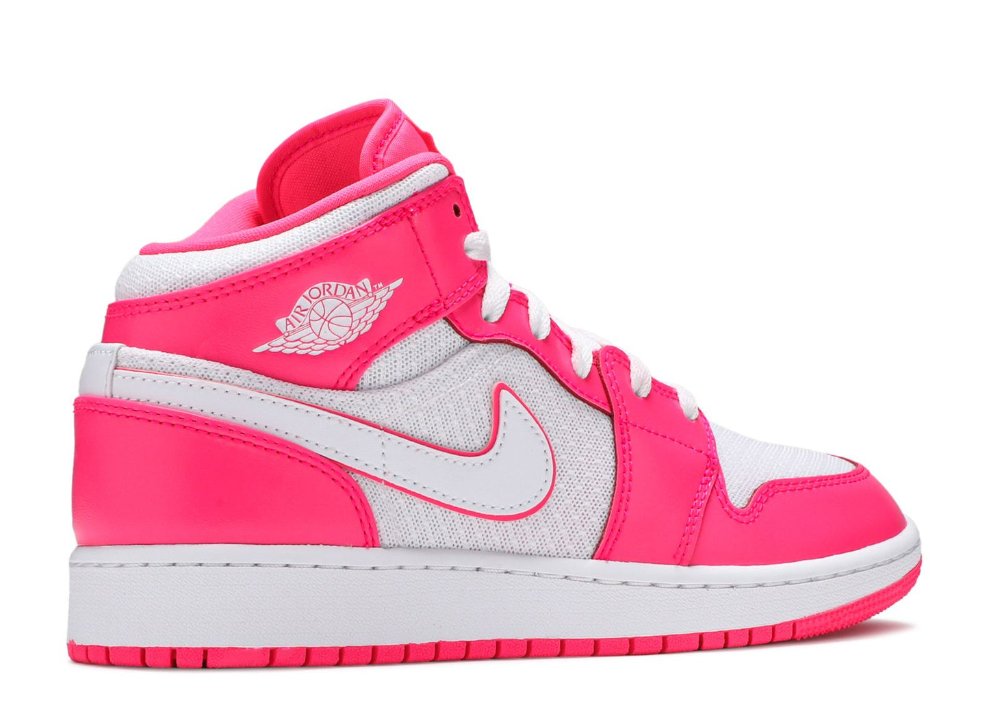 Air Jordan 1 Mid Hyper Pink White