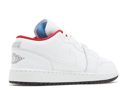 Air Jordan 1 Low White Gym Red