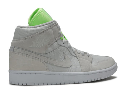 Air Jordan 1 Mid Vast Grey Ghost Green