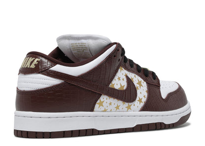 SB Dunk Low Supreme Stars Barkroot Brown