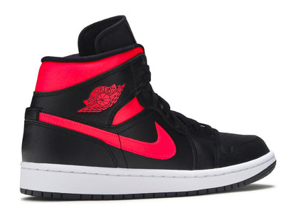 Air Jordan 1 Mid Black Siren Red