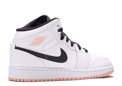 Air Jordan 1 Mid White Arctic Orange