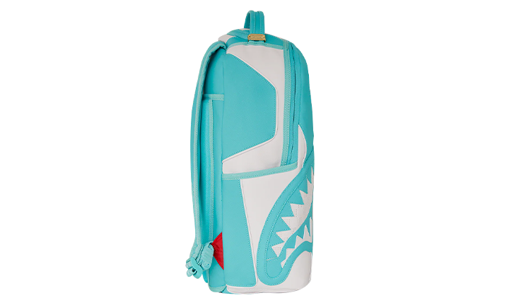 SPRAYGROUND SHARK CENTRAL BLUE AND WHITE COLORWAY DLXSV BACKPACK