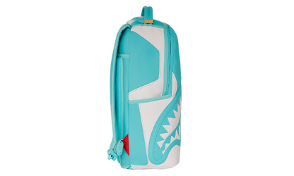 SPRAYGROUND SHARK CENTRAL BLUE AND WHITE COLORWAY DLXSV BACKPACK