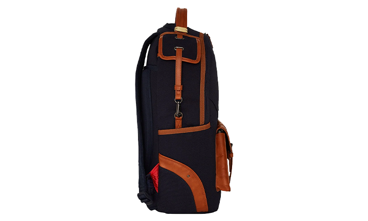 SPRAYGROUND WHISKEY THRONE BLUES DLXS CANVAS CARGO DLX BACKPACK