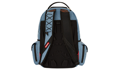 Sprayground Denim Shark Special OPS Backpack