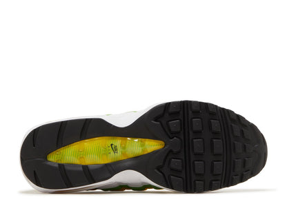 Air Max 95 Essential White Green Apple Tour Yellow