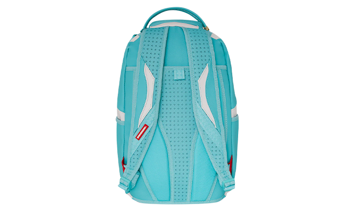 SPRAYGROUND SHARK CENTRAL BLUE AND WHITE COLORWAY DLXSV BACKPACK
