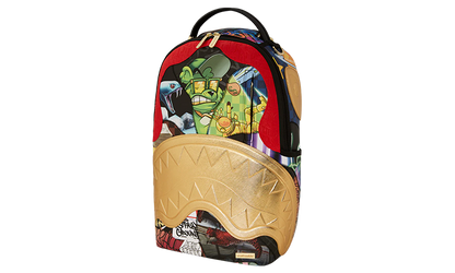 SPRAYGROUND 15 YEARS GOLD AND SPLICED DLXSV BACKPACK