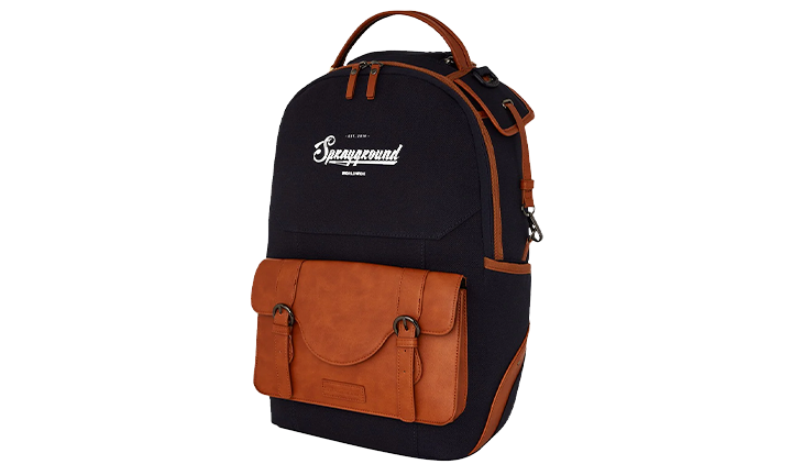 SPRAYGROUND WHISKEY THRONE BLUES DLXS CANVAS CARGO DLX BACKPACK