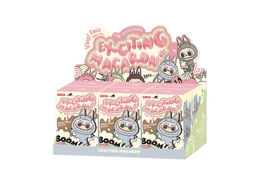 LABUBU - The Monsters Exciting Macaron Vinyl Face Blind Box - 6 PACK