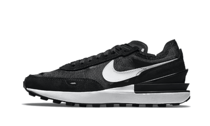 Waffle One Black White Swoosh