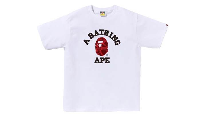 Bape Tee Color Camo College White