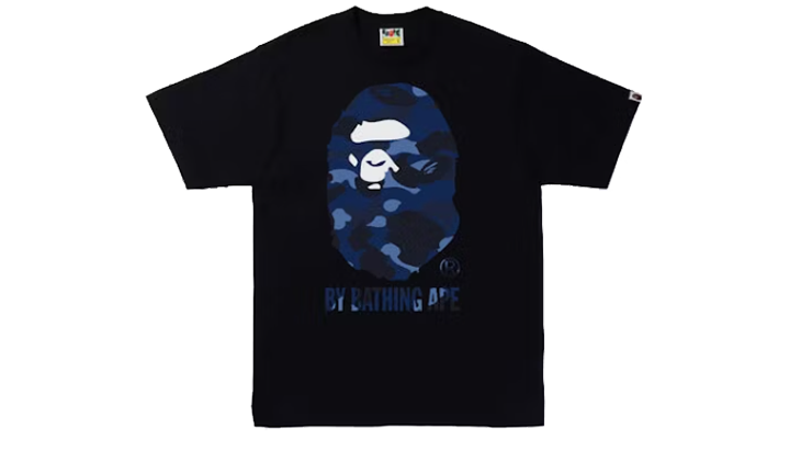 Bape Tee Color Camo By Bathing Ape Black Navy