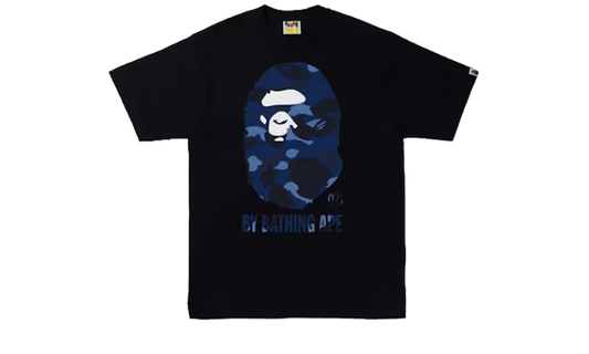 Bape Tee Color Camo By Bathing Ape Black Navy