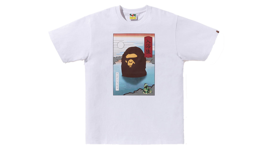 Bape Tee Japan Suvenir White