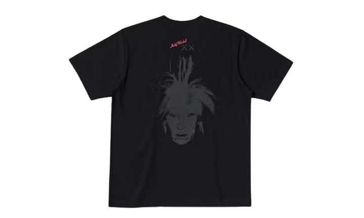 KAWS x Uniqlo Warhol UT Graphic T-Shirt Black Red