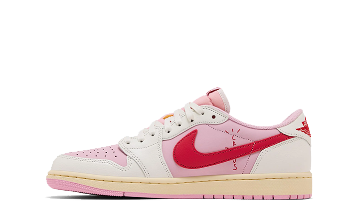 Jordan 1 Retro Low OG SP Travis Scott Sail Tropical Pink