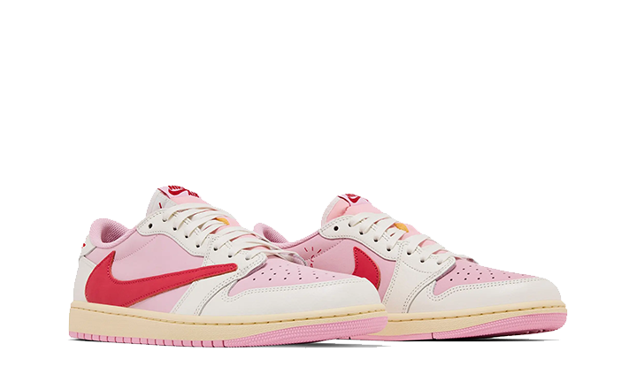 Jordan 1 Retro Low OG SP Travis Scott Sail Tropical Pink