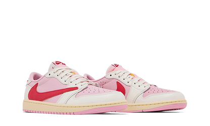 Jordan 1 Retro Low OG SP Travis Scott Sail Tropical Pink