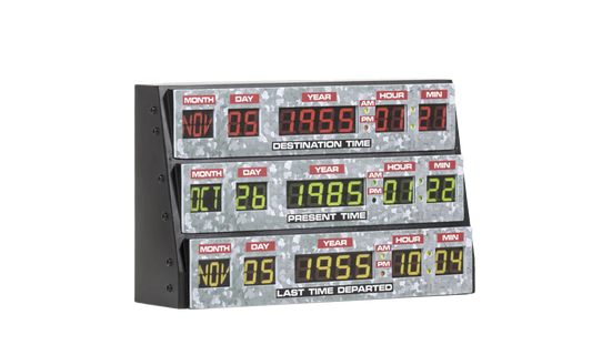 Back To The Future 3D Desk Lamp / Wall Light