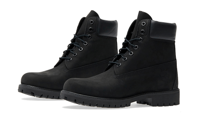 6" Premium Waterproof Boot Black Nubuck