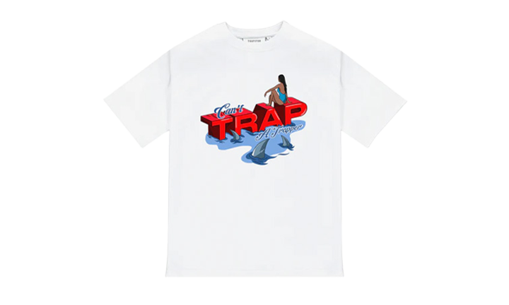 Trapstar Can't Trap A Trapper Tee White