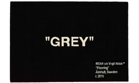 Virgil Abloh x IKEA GREY Rug