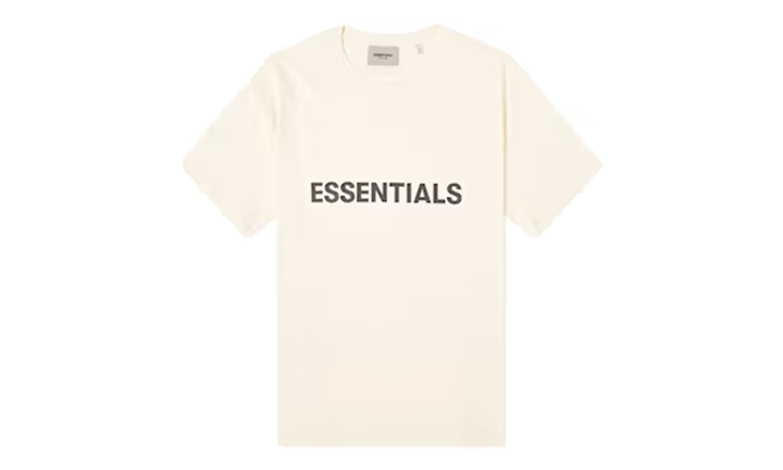 Fear of God Essentials T-Shirt Applique Logo Cream