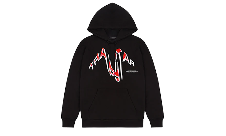 Trapstar Distortion Hoodie Black