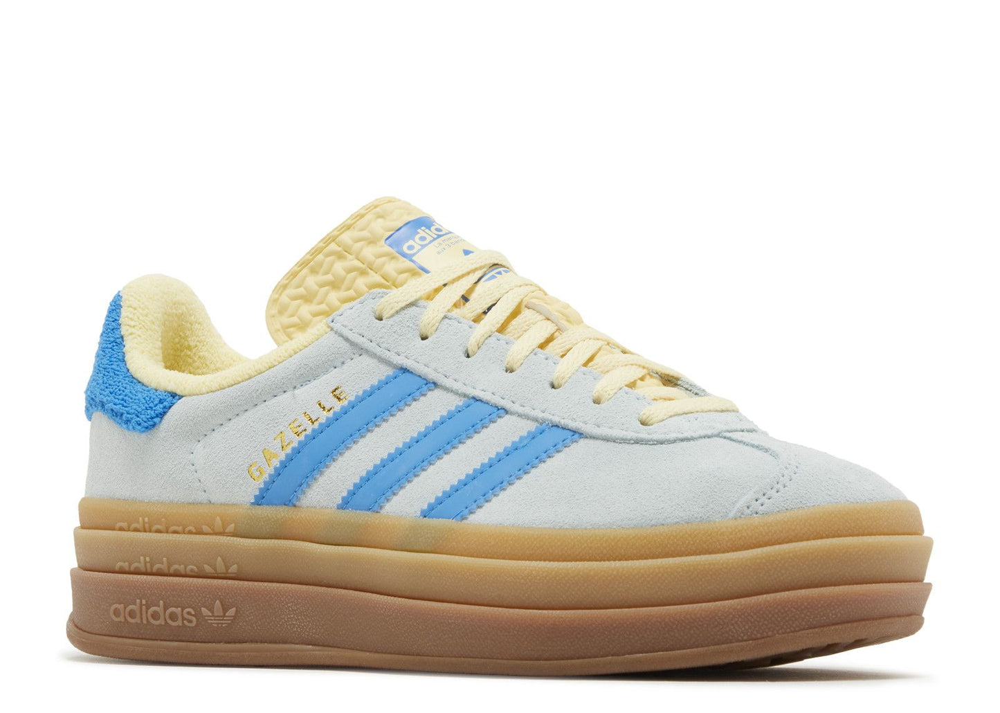 Adidas Gazelle Bold Almost Blue Yellow