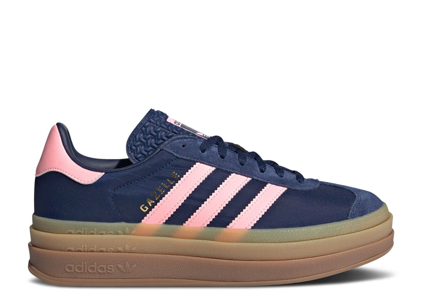 Adidas Gazelle Bold Dark Blue Pink Spark