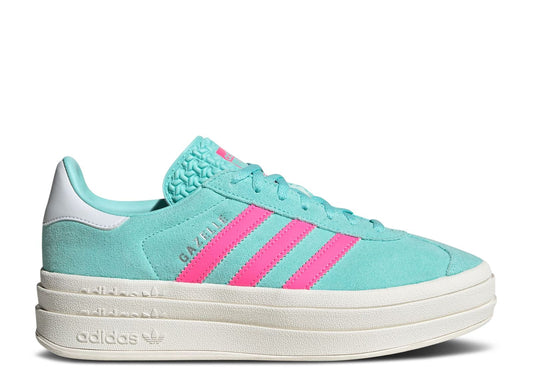 Adidas Gazelle Bold Flash Aqua Lucid Pink