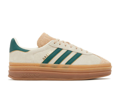 Adidas Gazelle Bold Magic Beige Collegiate Green