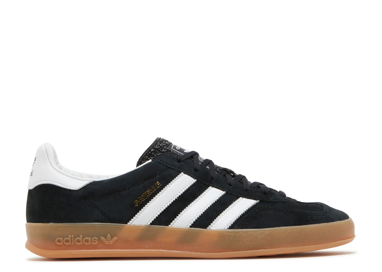 Adidas Indoor Gazelle Black White Gum