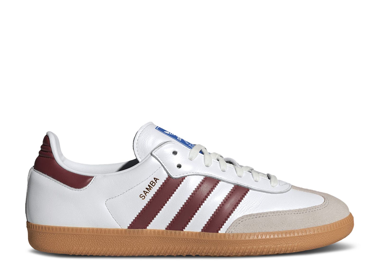 Adidas Samba OG White Burgundy Gum