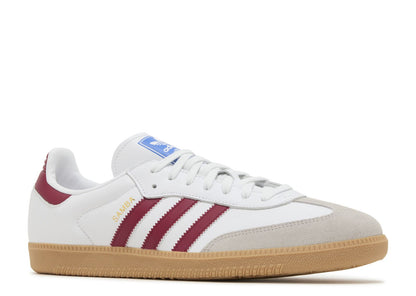 Adidas Samba OG White Burgundy Gum