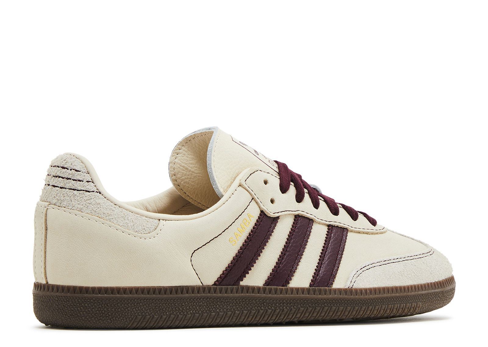 Adidas Samba OG Wonder White Maroon